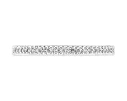 Apart Pierścionek z białego złota z diamentami - 0,06 ct - próba 375< Pierścionki