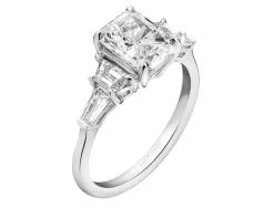 Apart Pierścionek z białego złota z diamentami laboratoryjnymi - 2,76 ct - próba 750< Pierścionki