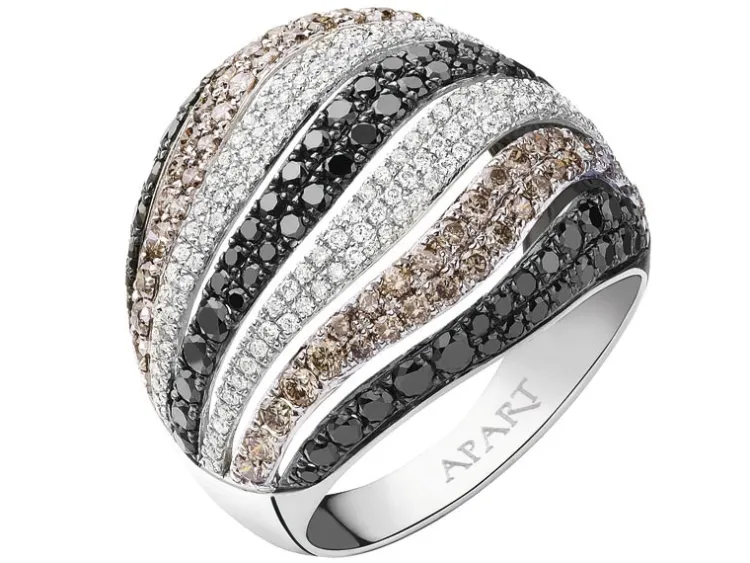 Apart Pierścionek z białego złota z brylantami - 1,98 ct - próba 585< Pierścionki