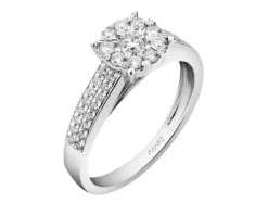 Apart Pierścionek z białego złota z brylantami - 0,50 ct - próba 585
