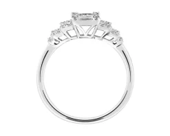 Hot Apart Pierścionek z białego złota z diamentami - 0,38 ct - próba 585