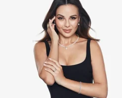 Apart Pierścionek z białego złota z diamentami - 0,13 ct - próba 585< Wszystkie