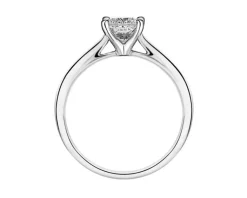 Apart Pierścionek z białego złota z diamentem - SI1/H - 0,50 ct - próba 585< Pierścionki