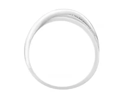 Online Apart Pierścionek z białego złota z brylantami - 0,06 ct - próba 750