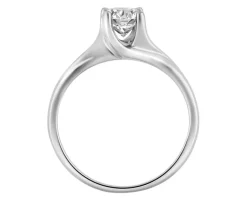 Apart Pierścionek z białego złota z brylantem - SI2/H - 0,70 ct - próba 750