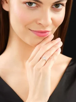Best Apart Pierścionek z żółtego złota z diamentami - SI2/H - 0,60 ct - próba 585