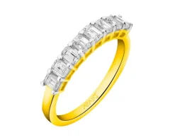 Apart Pierścionek z żółtego złota z diamentami - 0,80 ct - próba 585< Pierścionki