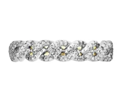 Apart Pierścionek z żółtego złota z diamentami - 0,19 ct - próba 585< Pierścionki