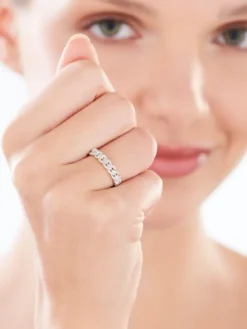 Apart Pierścionek z żółtego złota z diamentami - 0,19 ct - próba 585< Pierścionki