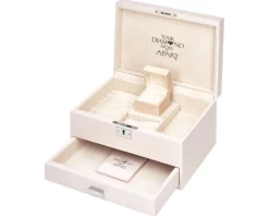 Apart Pierścionek z żółtego złota z brylantem - 0,18 ct - próba 750< Pierścionki