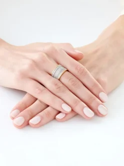 Apart Pierścionek z żółtego złota z diamentami - 0,31 ct - próba 585< Pierścionki