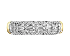Apart Pierścionek z żółtego złota z diamentami - 0,33 ct - próba 585< Pierścionki