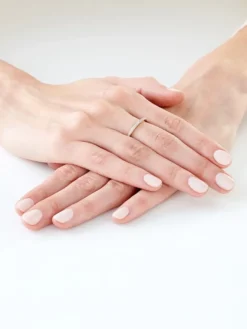 Apart Pierścionek z żółtego złota z diamentami - 0,06 ct - próba 375< Pierścionki