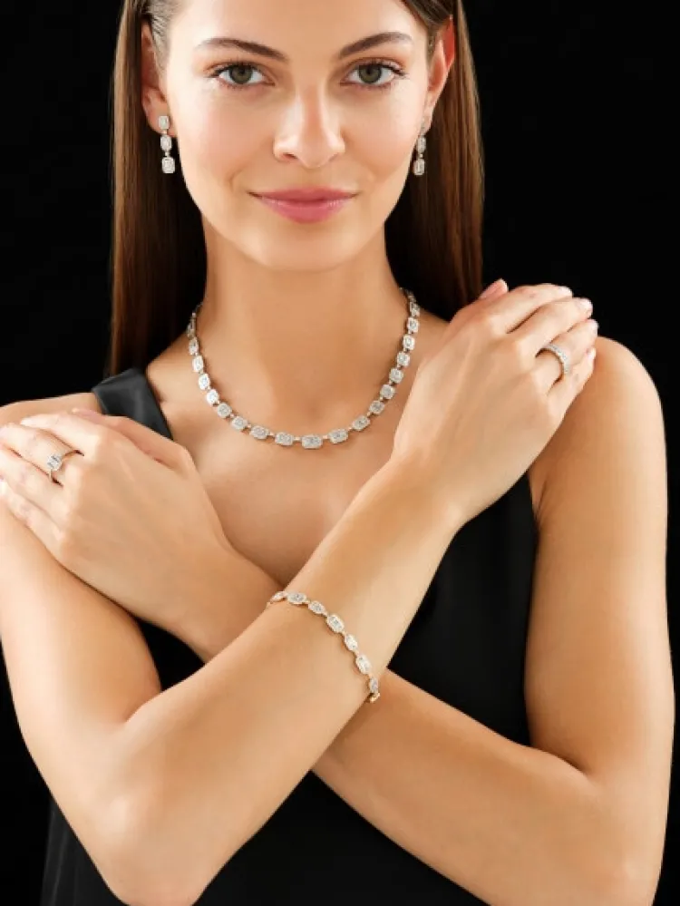Apart Pierścionek z żółtego złota z diamentami - 0,29 ct - próba 585< Wszystkie