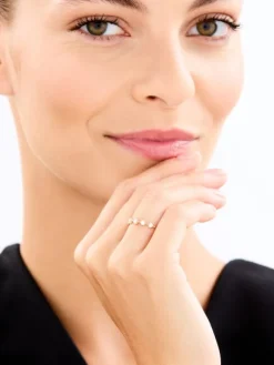 Apart Pierścionek z żółtego złota z brylantami - 0,25 ct - próba 585< Wszystkie