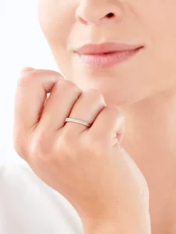 Apart Pierścionek z żółtego złota z diamentami - 0,02 ct - próba 375< Wszystkie