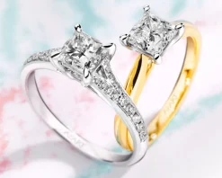 Apart Pierścionek z żółtego złota z diamentem - SI2/H - 1,00 ct - próba 750