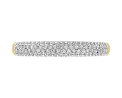 Apart Pierścionek z żółtego złota z diamentami - 0,13 ct - próba 585< Pierścionki