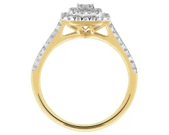 Apart Pierścionek z żółtego złota z diamentami - 0,50 ct - próba 585< Wszystkie