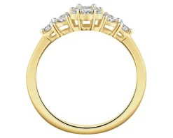 Best Apart Pierścionek z żółtego złota z brylantami - 0,29 ct - próba 585