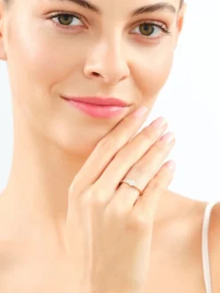 Best Apart Pierścionek z żółtego złota z brylantami - 0,29 ct - próba 585