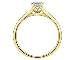 Apart Pierścionek z żółtego złota z diamentem laboratoryjnym - 0,31 ct - próba 585< Wszystkie