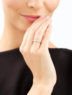 Apart Pierścionek z żółtego złota z brylantami laboratoryjnymi - 0,50 ct - próba 585< Wszystkie