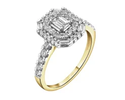 Apart Pierścionek z żółtego złota z diamentami - 0,83 ct - próba 585< Wszystkie