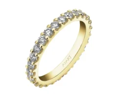 Apart Pierścionek z żółtego złota z brylantami - Eternity - 1,50 ct - próba 750< Pierścionki