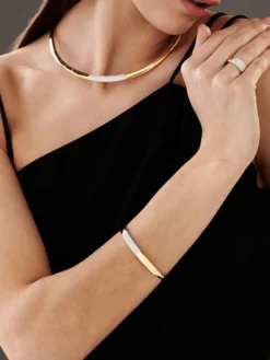 Sale Apart Pierścionek z żółtego złota z brylantami - 0,40 ct - próba 585