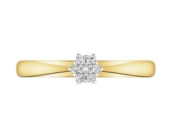 Apart Pierścionek z żółtego złota z diamentami - 0,05 ct - próba 585< Wszystkie
