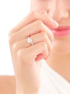 Apart Pierścionek z żółtego złota z brylantami - 0,21 ct - próba 585< Wszystkie