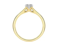 Apart Pierścionek z żółtego złota z brylantem - 0,31 ct - próba 750< Pierścionki