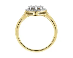 Apart Pierścionek z żółtego złota z diamentami - 0,40 ct - próba 585< Pierścionki