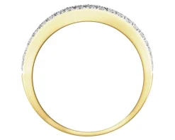 Clearance Apart Pierścionek z żółtego złota z brylantami - 0,34 ct - próba 585