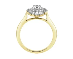 Apart Pierścionek z żółtego złota z diamentami - 0,70 ct - próba 585< Pierścionki