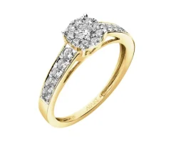 New Apart Pierścionek z żółtego złota z brylantami - 0,50 ct - próba 585
