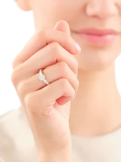 New Apart Pierścionek z żółtego złota z brylantami - 0,50 ct - próba 585