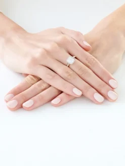 Clearance Apart Pierścionek z żółtego złota z diamentami - 0,50 ct - próba 585