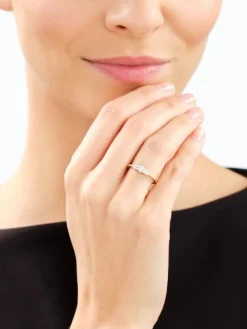 Apart Pierścionek z żółtego złota z brylantami - 0,20 ct - próba 585< Wszystkie