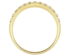 Apart Pierścionek z żółtego złota z brylantami Champagne - 0,37 ct - próba 585< Wszystkie