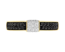 Apart Pierścionek z żółtego złota z brylantami - 0,27 ct - próba 585< Pierścionki