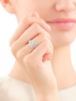 Apart Pierścionek z żółtego złota z diamentami - 0,74 ct - próba 585< Pierścionki