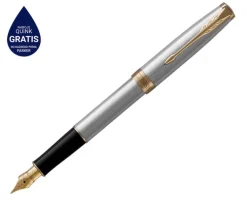 Parker Pióro wieczne Sonnet stainless steel GT< Pióra Parker