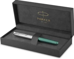 Parker Pióro wieczne Sonnet sand blasted metal green< Pióra Parker