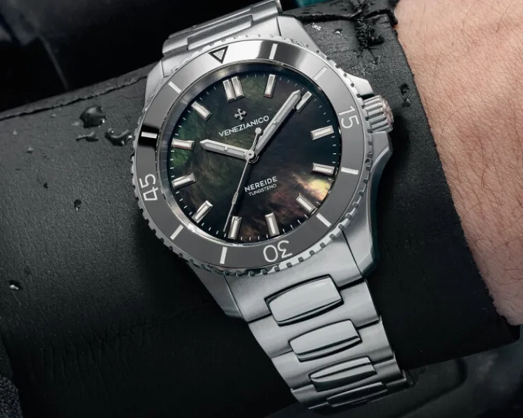 Venezianico Nereide Tungsteno Black< Zegarki Męskie