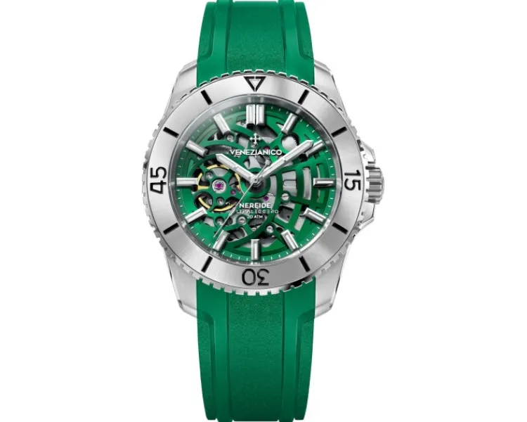 Venezianico Nereide Ultraleggero Green RS< Zegarki Męskie
