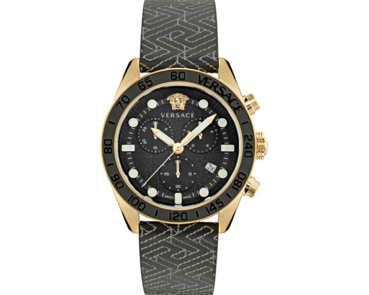 Versace Greca Dome Chr< Zegarki Męskie