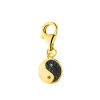 Apart Zawieszka charms z żółtego złota z diamentami - yin yang - 0,008 ct - próba 375< Charms Z Diamentami