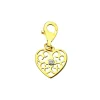 Apart Zawieszka charms z żółtego złota z brylantem - serce - 0,008 ct - próba 585< Wszystkie